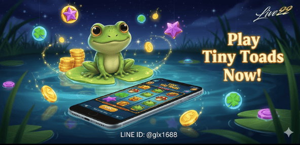 รีวิวเกมสล็อต Tiny Toads: เจ้าคางคกตัวน้อย